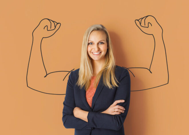 Cień silnej kobiety